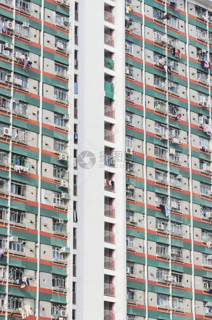 香港市公有地产住宅楼高升图片