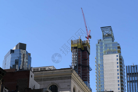 纽约市第五大道摩天大楼图片