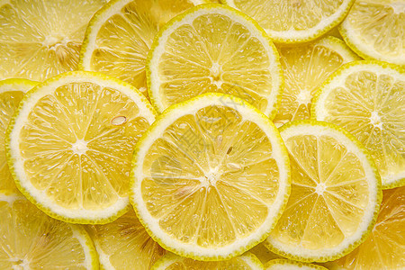 柠檬背景圆图片