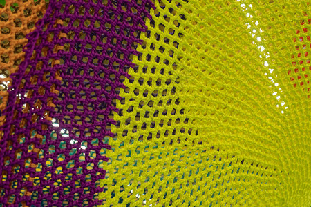 多色编织物的抽象纹理图片
