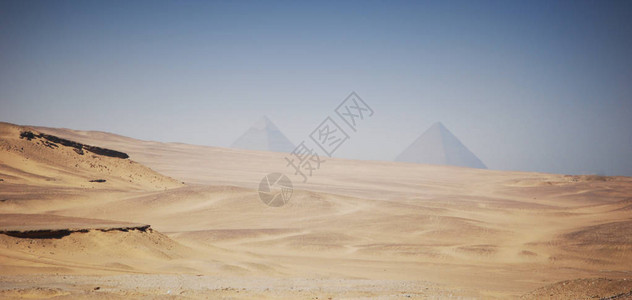 撒哈拉沙漠沙丘沙丘全景图片