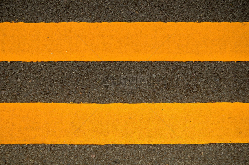 道路双黄线交通形象图片