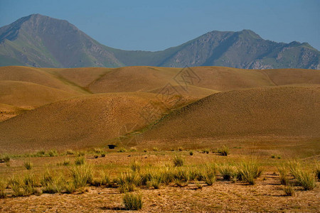 亚洲中部吉尔斯坦天山系是中亚仅次于帕米尔高图片