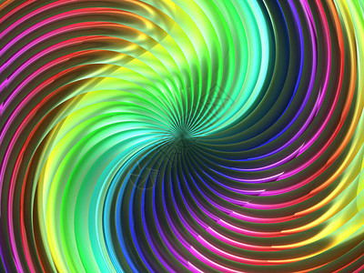 GoldFermat的螺旋金抽象纹理图片