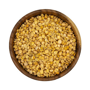 木板bowl中原黄色分裂豌豆背景图片