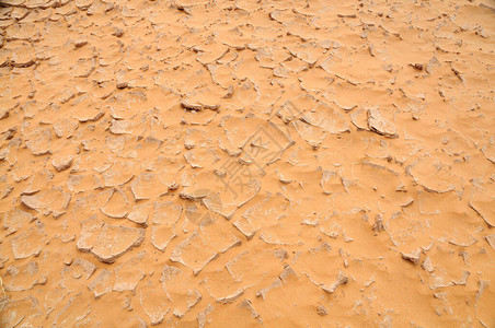 沙漠中开裂的地面图片