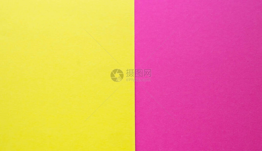 纹理背景的粉红色和黄色柔和纸颜色图片