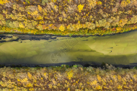 乌克兰巴图伦的锡姆河空中景象美丽的图片