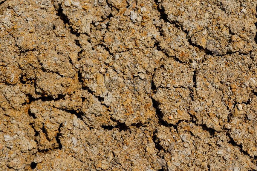 沙漠干燥和破裂的地面侵蚀地球背景破裂的干墙表面白色天然裂图片