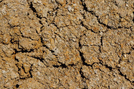 沙漠干燥和破裂的地面侵蚀地球背景破裂的干墙表面白色天然裂图片