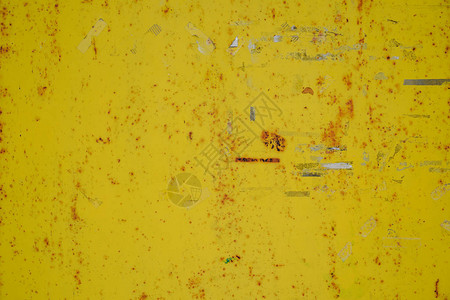 脏污点底纹生锈的污点黄色钢又脏臭的锈纹理背景背景