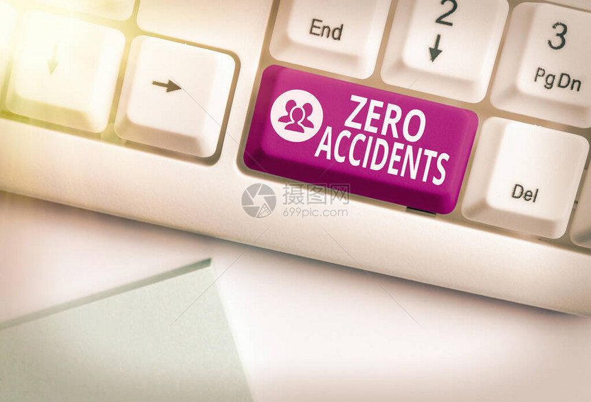 概念意义预防工作场所事故的重要策略彩色键盘图片