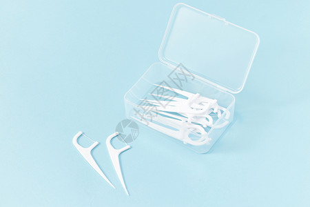 护齿护龈工具牙线背景图片
