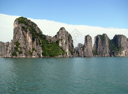 越南下龙湾海和岛屿景观图片