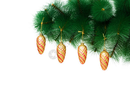 树上的圣诞装饰图片