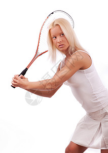 打网球的女运动员图片图片