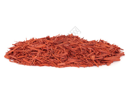 传统草药中的红沙木树皮图片