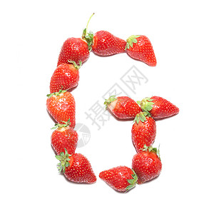 草莓健康字母字母G图片