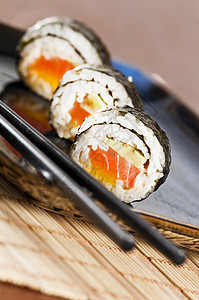 各种类型的日本寿司图片