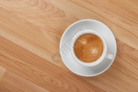 咖啡收藏木桌上的埃斯普里索杯图片