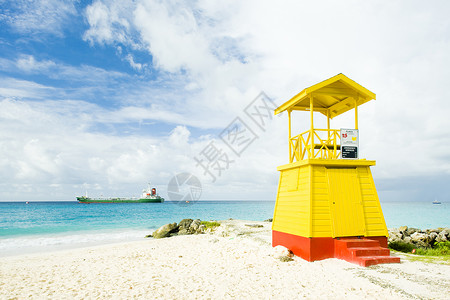 加勒比海巴多斯企业海滩的图片