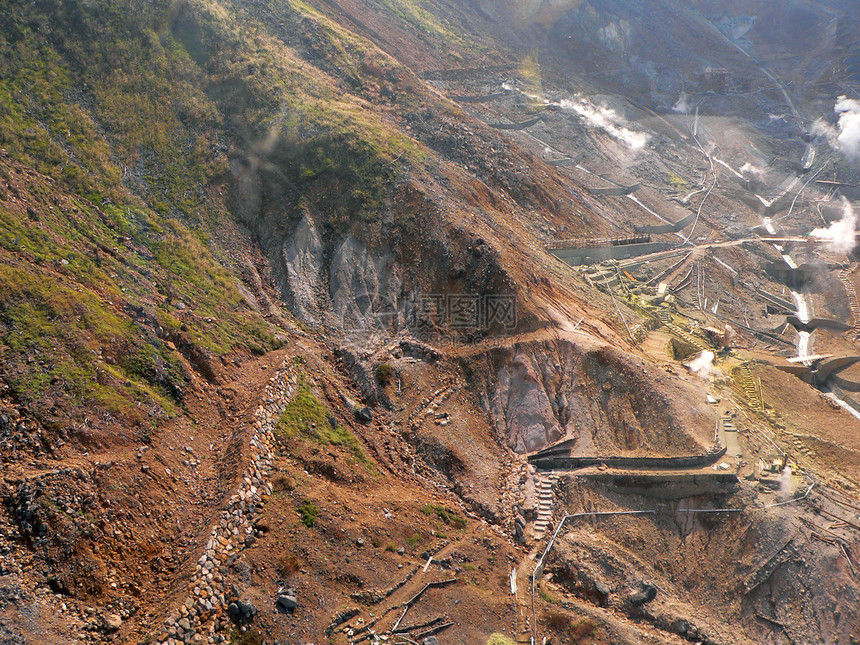 日本的自然矿图片