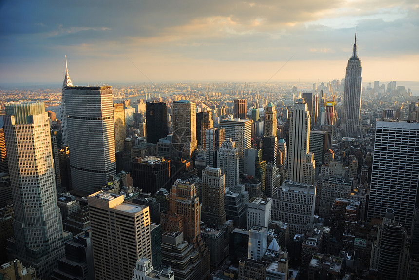 纽约市曼哈顿天线日图片