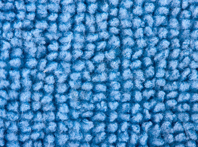 蓝色超细纤维海绵用于纹理或背景图片