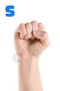 拼写美国手语字母ASL图片
