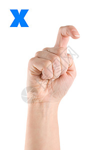 拼写美国手语字母ASL图片