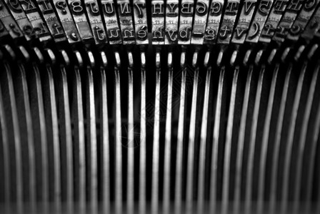 旧打字机的来信背景图片