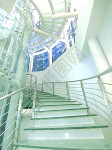 玻璃做的透明楼梯图片