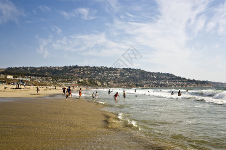 位于洛杉矶加利福尼亚州雷多海滩的美高清图片
