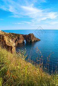 海面景观岩图片