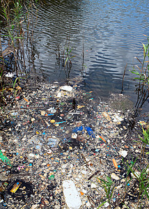 河流水污染图片