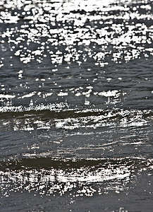 波光粼的海水背景观图片