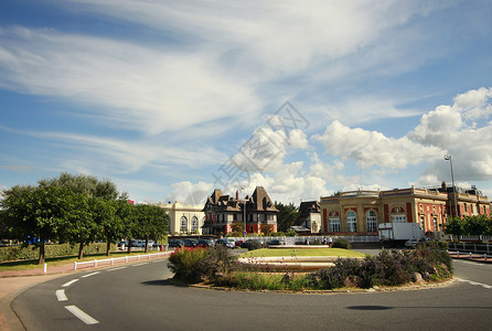 传统建筑法国多维尔Deauville图片