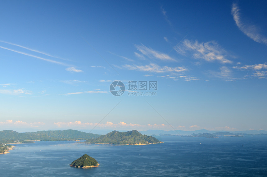 从日本宫岛Miyajima岛的Mi图片