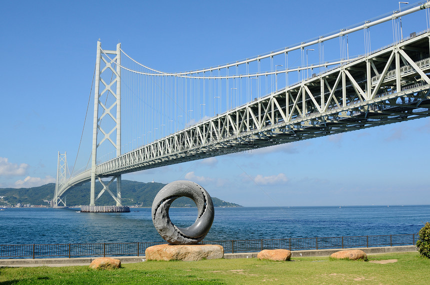 日本神户明石海峡大桥图片