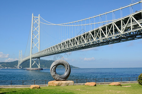 日本神户明石海峡大桥图片