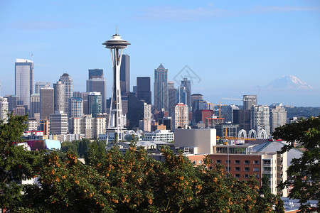 西雅图的天线建筑来自安图片