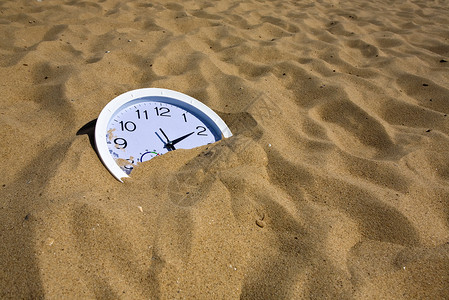 时钟显示睡觉沙子的时间图片