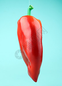 白色背景上的红辣椒图片