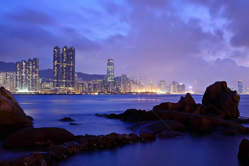 香港夜景图片