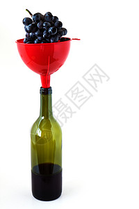 葡萄酒生产的程式化技术图片
