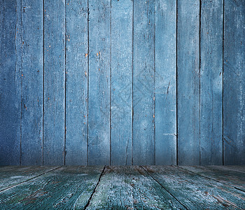 旧木屋复古蓝色背景背景图片