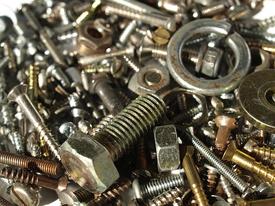 工业钢铁硬件螺栓背景图片