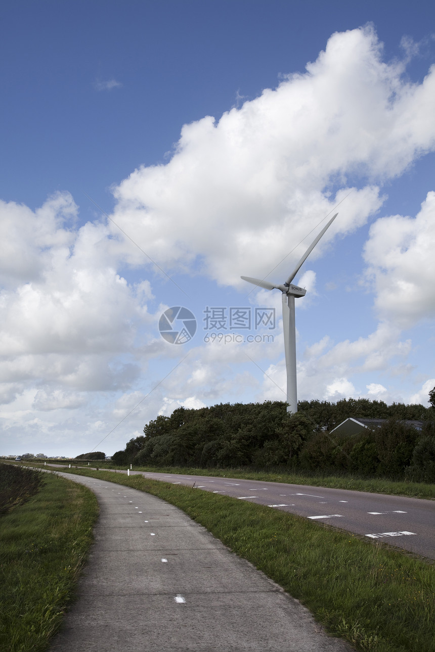 风力发电机生态图片