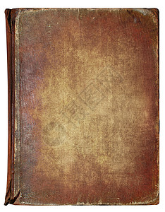 旧书封面古老纹理白背景孤图片