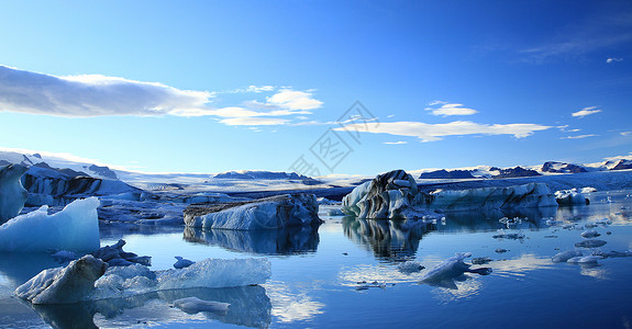 Gletchersee冰岛屿艾斯贝图片
